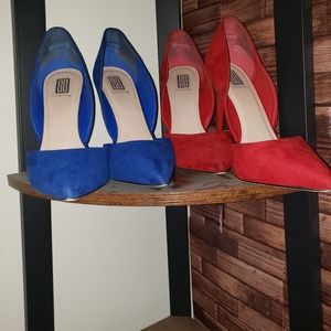 2 pair of high heel pumps